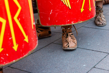 armaduras y vestimenta ejercito romano