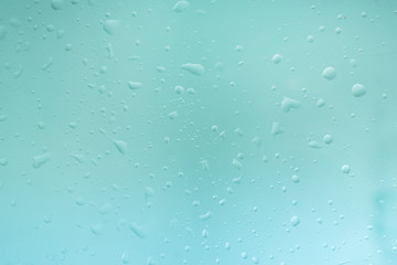 Wet glass texture with drops of clear water.