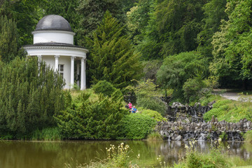 Wilhelmshoehe Mountainpark at Kassel on Germany