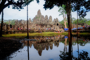 Obraz premium Angkor Wat Temple, Siem reap in Cambodia