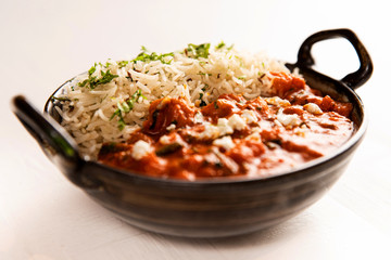 rice with meat and vegetables gravy