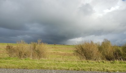 Fototapeta premium Stormy Skies English Countryside
