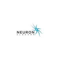 Abstract Neuron Logo. vector