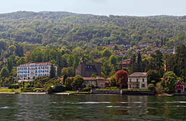 Fototapeta premium Lovely little lakeside town of Baveno