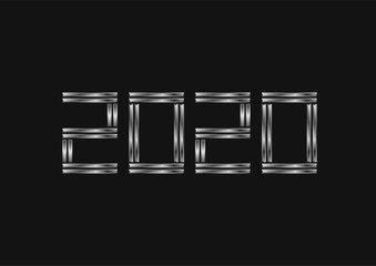 2020 silver numbers illustration