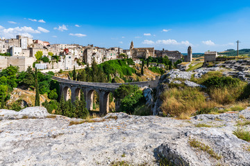 The stone tells. Stone wonder. Gravina in Puglia. Italy