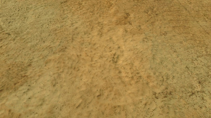 the texture of the sand. sand pattern of a beach in the summer