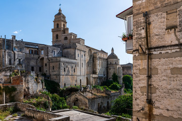 Obraz premium The stone tells. Stone wonder. Gravina in Puglia. Italy
