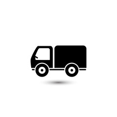 Fast truck. Fast delivery icon.