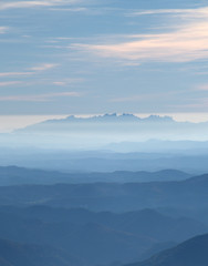 View of Montserrat mountain