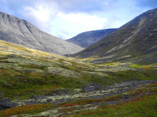 northen landscape in autumn