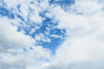 Overcast clouds sky. Clouds day sky.