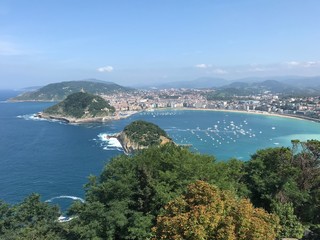 Fototapeta premium view of la concha, spain