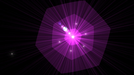 Bright Magenta Lens Flare