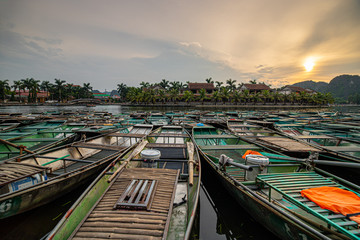 boats on the river