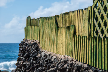 fence on the beach