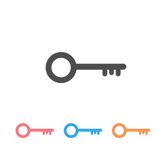 Key icon set symbol vector. on white background