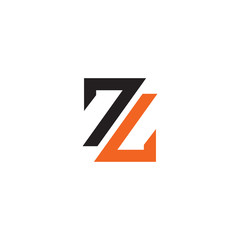 Z letter initial logo design vector template