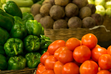 Fresh Garlic Vegetables in the Market 