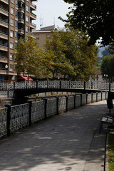 Bridge over the river in Irun