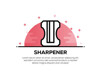 SHARPENER ICON CONCEPT