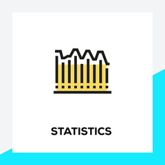 STATISTICS LINE ICON