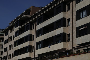 Building in a neighborhood of San Sebastian