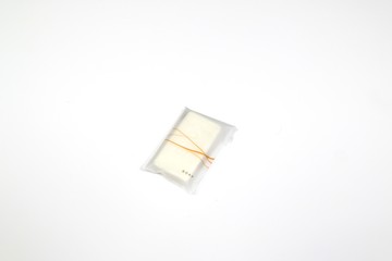 small classic hotel soap isolated