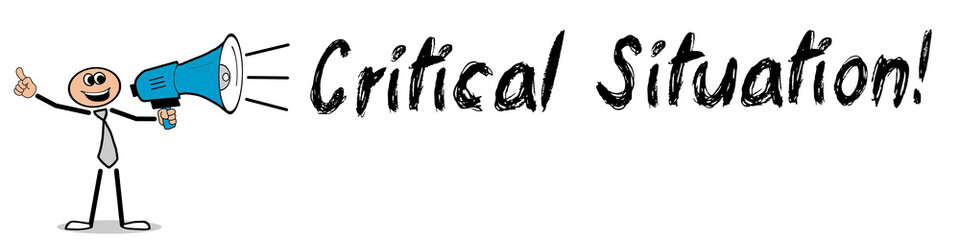 Fototapeta premium Critical Situation! 