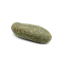 Close up rock ,Different kind of pebbles stone ,isolated on the white background.