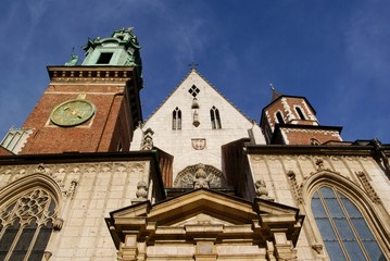 Fototapeta premium view at Wawel Kings' Castle in Krakow