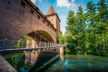 Nürnberg, Kettensteg, Pegnitz © RF-Foto