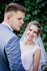Obraz premium Beautiful couple, close-up portrait