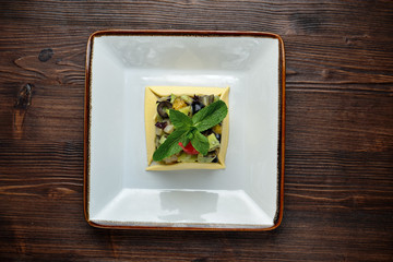 Fruit salad . catering menu