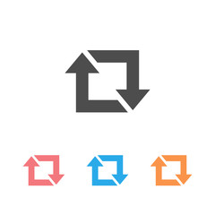 Repost icon set, repost symbol, repost sign. Vector