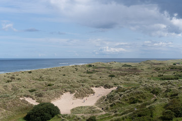 Fototapeta na wymiar Dunes of the east cost of England