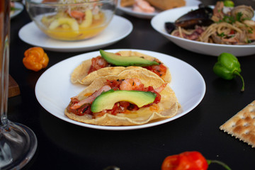 Taco de camaron