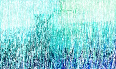 creative abstract drawing strokes background with dark cyan, light sea green and light cyan colors. can be used as wallpaper, background or graphic element