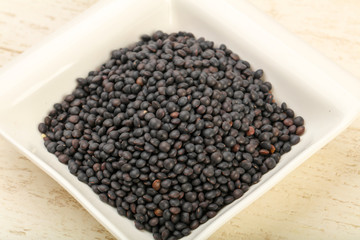 Black lentils
