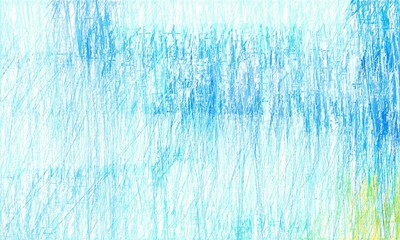 grunge drawing strokes background with copy space for text or image with light cyan, medium turquoise and baby blue colors. can be used as wallpaper, background or graphic element
