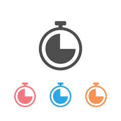 Time icon set. Clock icon. Vector