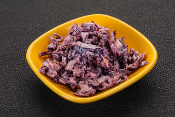 Cole slaw salad with cabbage