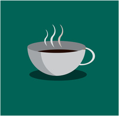 coffe icon symbol flat design vector