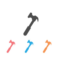 Tool icon set symbol vector on white