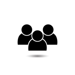 User icon vector. People symbol.