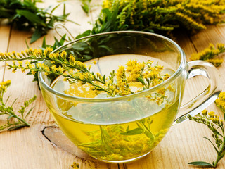 Goldenrod herbal tea