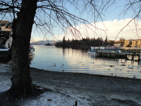 Ripples on Lake Shore Windermere