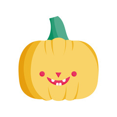 pumpkin icon trick or treat happy halloween