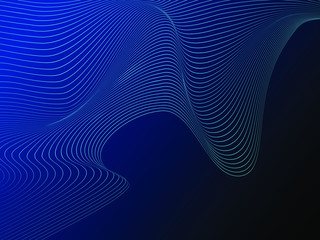Naklejka premium EPS 10 vector. Futuristic colorful background. Backdrop with lines and waves.