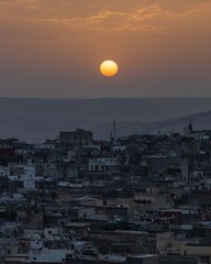 Sunrise over the Fez Medina, Fez, Morocco 